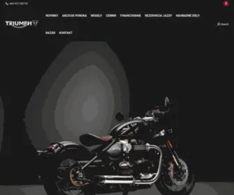 Triumph-Motorcycles.sk(Motorcycles Slovakia) Screenshot