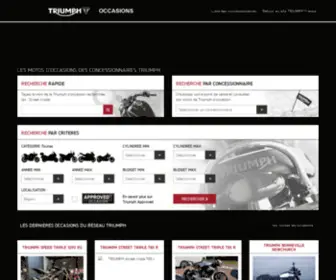 Triumph-Occasion.fr(TRIUMPH OCCASIONS) Screenshot