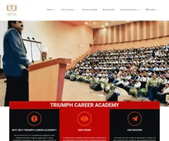 Triumphcareeracademy.com(The Ultimate Education Theme) Screenshot