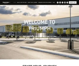 Triumphcareers.co.uk(For the Ride) Screenshot