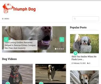 Triumphdog.com(Triumph Dog) Screenshot