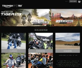 Triumphexperience.com.br(Triumph TRX) Screenshot