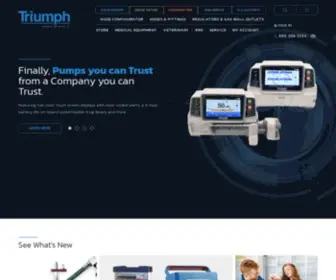 Triumphmed.com(Buy or Rent Medical Equipment Company) Screenshot