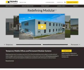 Triumphmodular.com(Modular Buildings) Screenshot