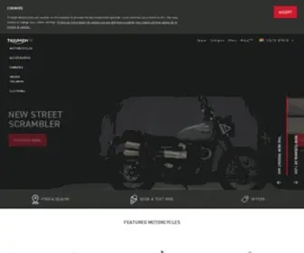 Triumphmotorcycles.co.za Screenshot
