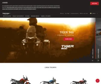 Triumphmotorcycles.com.br Screenshot