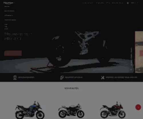 Triumphmotorcycles.fr Screenshot