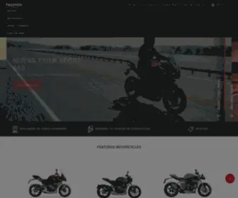 Triumphmotorcycles.mx(Triumph Motos) Screenshot