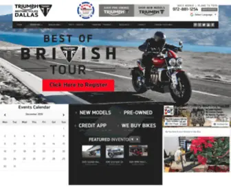 Triumphmotorcyclesdallas.com(Triumph Motorcycles of North Dallas) Screenshot