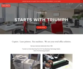 Triumphoffice.com(Triumph Technology Group) Screenshot