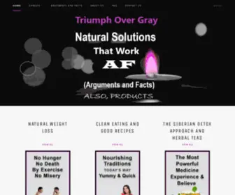 Triumphovergray.com(Triumph Over Gray) Screenshot