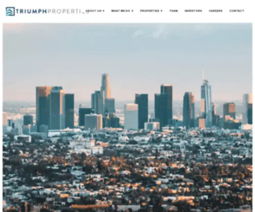 Triumphproperties.com(Triumph Properties Group) Screenshot