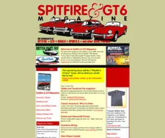 Triumphspitfire.com(Triumph Spitfire and GT6 Magazine and Information Warehouse) Screenshot