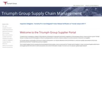 Triumphsupplysource.com(Triumph Group Supply Chain Management) Screenshot