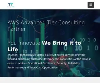 Triumphtech.io(Triumph Technology Solutions) Screenshot