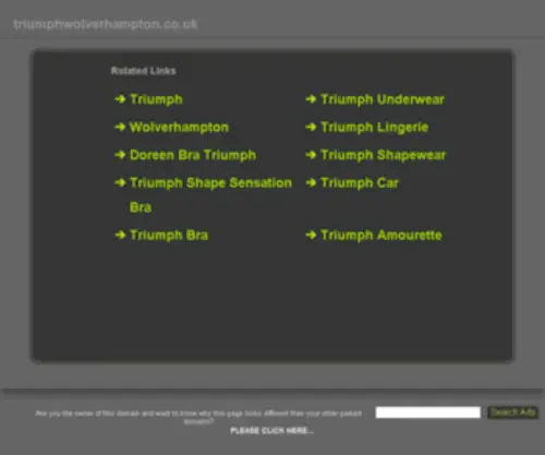 Triumphwolverhampton.co.uk(Triumph Motorcycles Wolverhampton) Screenshot