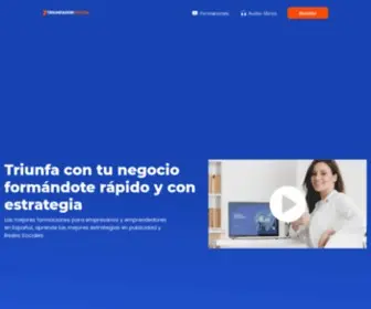 Triunfadordigital.com(Distribuidores autorizados de Seminarios Online) Screenshot