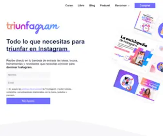 Triunfagram.com(El Toolkit definitivo para triunfar en Instagram) Screenshot