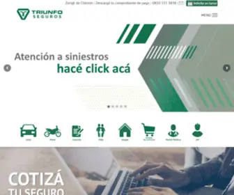 Triunfoseguros.co(Contáctenos al) Screenshot