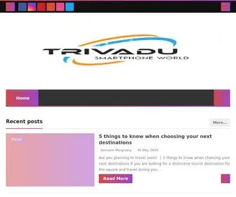 Trivadu.com(How to earn money online) Screenshot