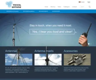 Trival-Antennas-Masts.com(Trival Antene) Screenshot