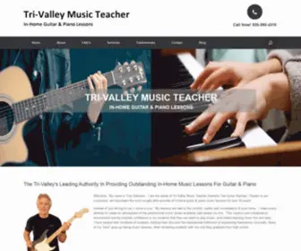 Trivalleymusicteacher.com(In Home Music Lessons) Screenshot