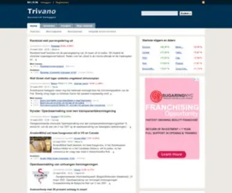 Trivano.com(Beleggen in aandelen in België en Nederland) Screenshot