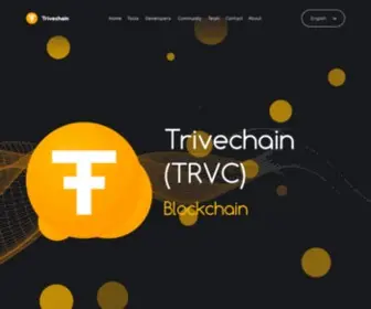 Trivechain.com(Trivechain (TRVC)) Screenshot