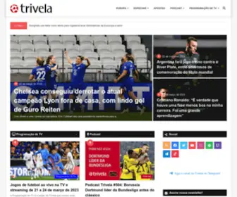 Trivela.com.br(Futebol brasileiro e internacional com o olhar Trivela) Screenshot