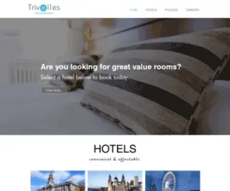 Trivelleshotels.com(Trivelles Hotels) Screenshot