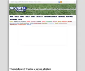 Trivenetogoal.it(Triveneto Goal) Screenshot