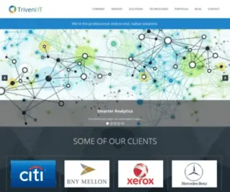 Triveniit.com(Software Development and Technology Solutions) Screenshot