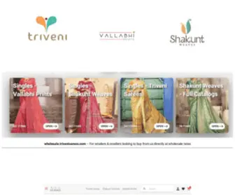 Trivenisarees.com(Triveni sarees) Screenshot