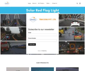 Trivenishop.com(Triveni Solar) Screenshot