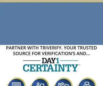 Triverify.com(Home) Screenshot