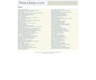 Trivia-Library.com(Trivia Library) Screenshot
