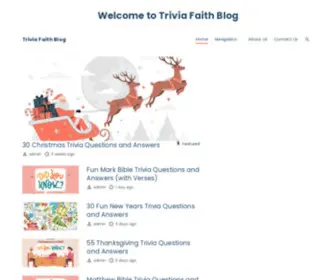 Triviafaithblog.com(Trivia Faith Blog) Screenshot