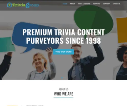 Triviagroup.com(Trivia Group) Screenshot