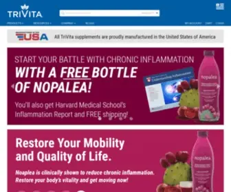 Trivita.com(An Integrative Health & Wellness Company) Screenshot