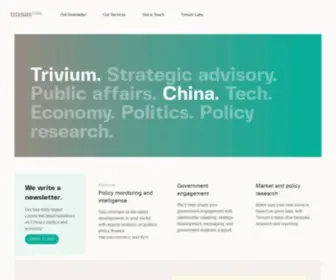 Triviumchina.com(Trivium China) Screenshot