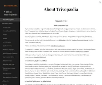 Trivopaedia.com(Trivopaedia) Screenshot