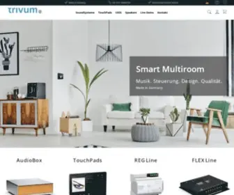 Trivum.de(Trivum multiroom audio) Screenshot