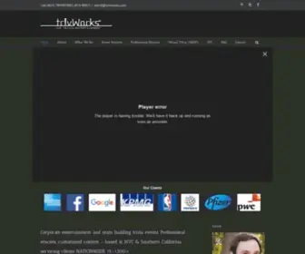 TrivWorks.com(Employee Team Building NYC) Screenshot