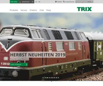 Trix.de(Trix Modellbahnen) Screenshot