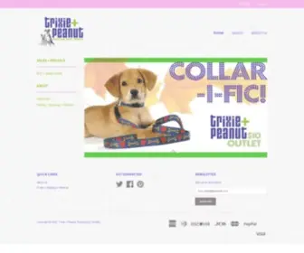 Trixieandpeanut.com(Create an Ecommerce Website and Sell Online) Screenshot