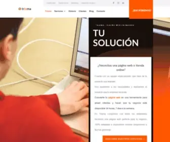 Trixma.com(Diseño web Madrid) Screenshot