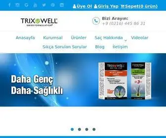 Trixowell.com(Saç) Screenshot