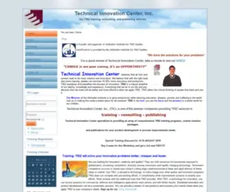 Triz.org(Technical Innovation Center) Screenshot