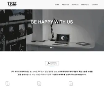 Trizcorp.com(Creative Company) Screenshot