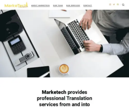TRjma.com(Marketech Translation) Screenshot